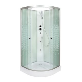 Душевая кабина Deto L 908 N с гидромассажем  80х80х200 см